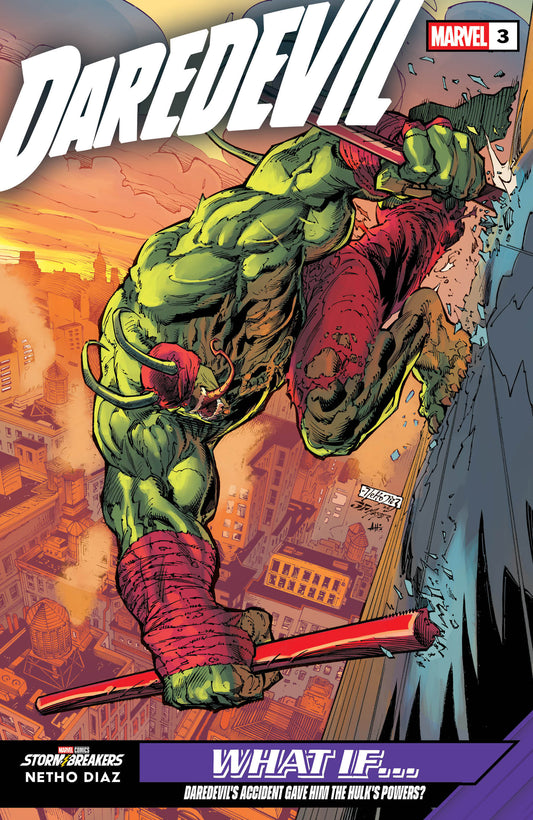 DAREDEVIL #3 NETHO DIAZ WHAT IF...? VARIANT ISBN: 75960621282800331 - FOC DATE: 5/10/26  - Release Date: 6/10/26