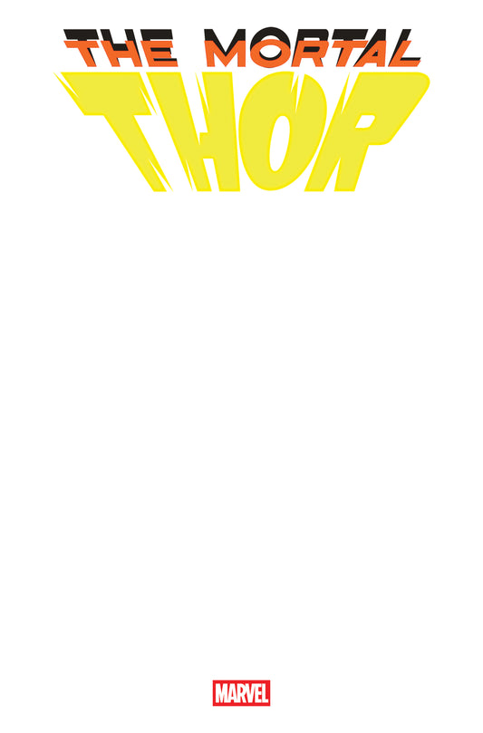 THOR #1 BLANK COVER VARIANT - ISBN: 75960621284200151 - Release Date:  8/27/25