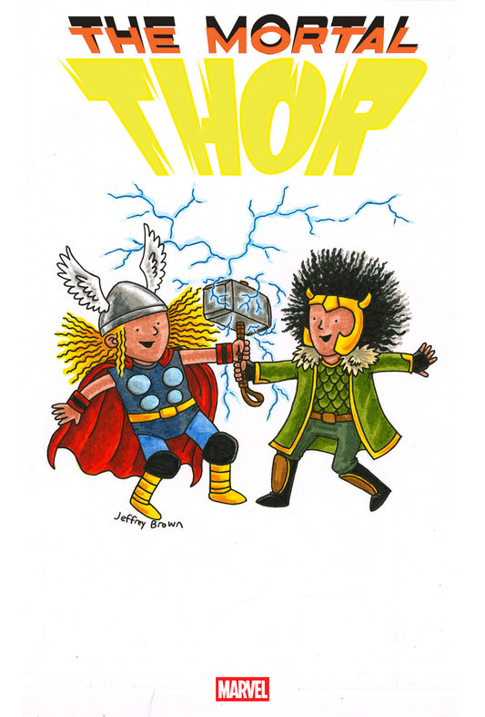 THOR #1 JEFFREY BROWN VARIANT - ISBN: 75960621284200181 - Release Date:  8/27/25