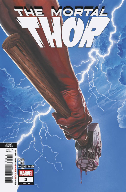 THOR #2 ALEX ROSS 2ND PRINTING VARIANT ISBN: 75960621284200212 - Release Date: 11/5/25