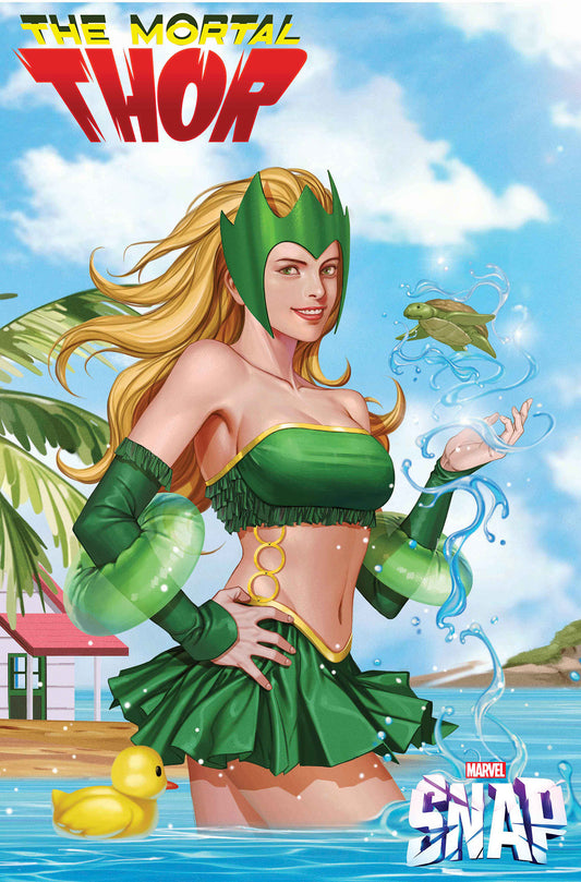MORTAL THOR #13 INHYUK LEE MARVEL SNAP SWIMSUIT VARIANT ISBN: 75960621284201341 - FOC DATE: 6/14/26  - Release Date: 7/15/26