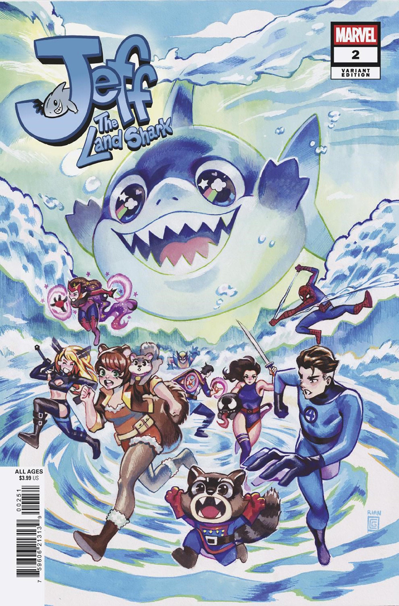 JEFF THE LAND SHARK #2 RIAN GONZALES VARIANT - ISBN: 75960621313900251 - Release Date:  7/23/25