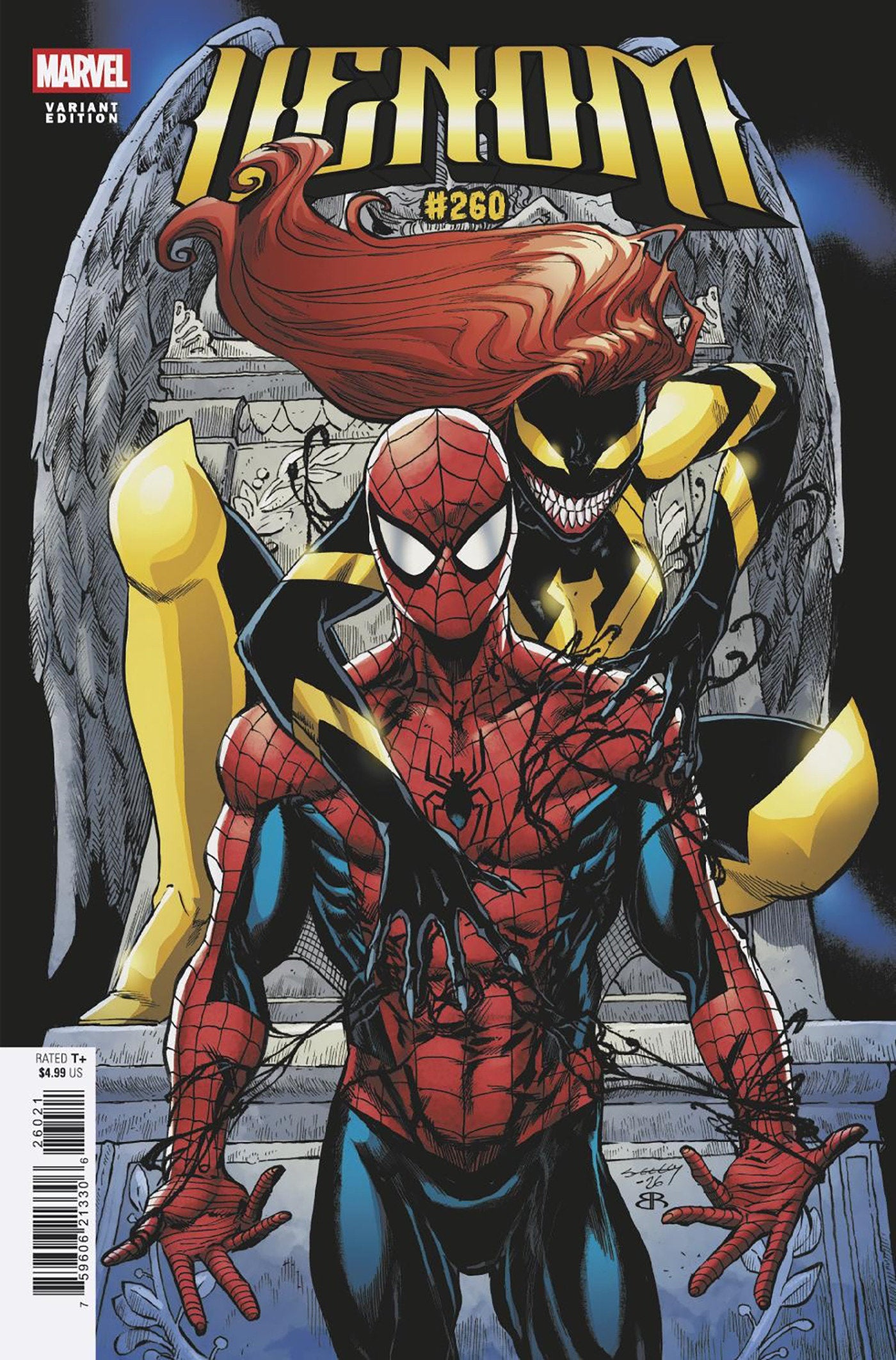 VENOM #260 TIM SEELEY VARIANT [QIB] ISBN: 75960621330626021 - FOC DATE: 7/12/26  - Release Date: 8/12/26