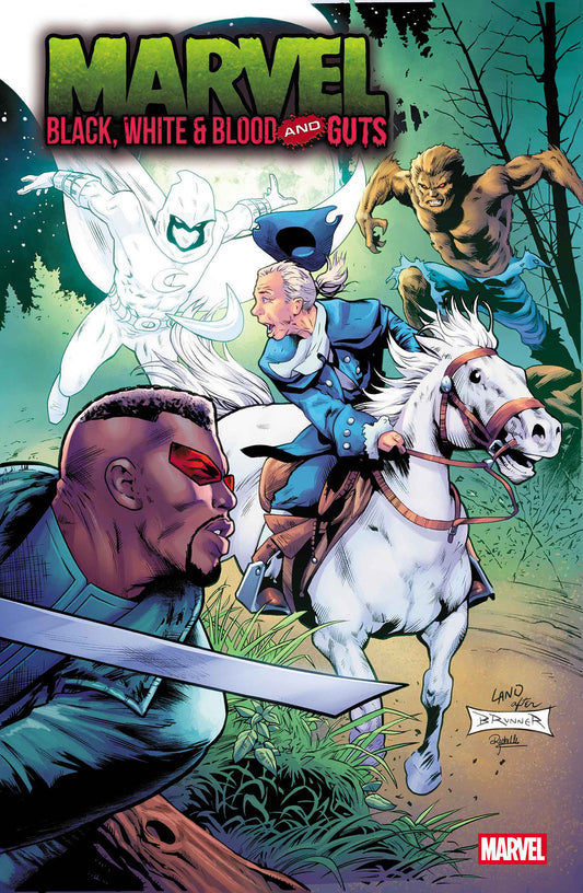 MARVEL: BLACK, WHITE & BLOOD AND GUTS #1 GREG LAND 250TH HOMAGE VARIANT ISBN: 75960621332000121 - Release Date: 10/8/25