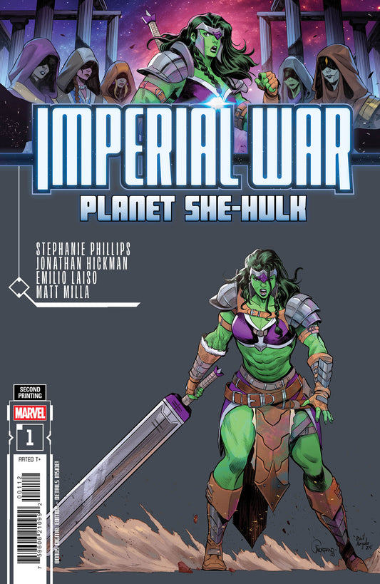 IMPERIAL WAR: PLANET SHE-HULK #1 FRANCESCO MORTARINO 2ND PRINTING VARIANT ISBN: 75960621334400112 - Release Date: 10/15/25