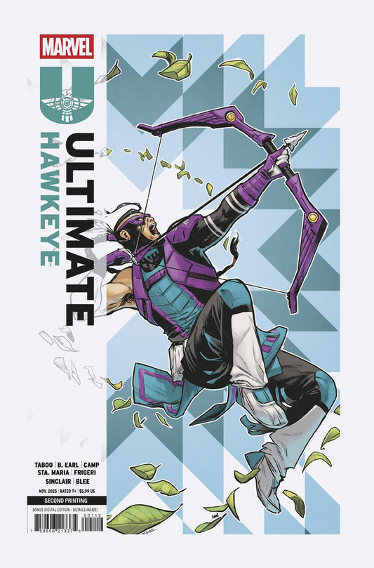 ULTIMATE HAWKEYE #1 CARMEN CARNERO 2ND PRINTING VARIANT ISBN: 75960621337500112 - Release Date: 11/5/25
