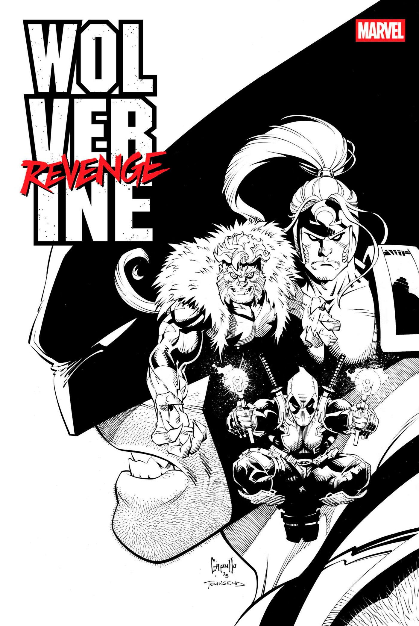 WOLVERINE: REVENGE - RED BAND: BLACK & WHITE EDITION #1 [POLYBAGGED]  - Release Date:  7/16/25