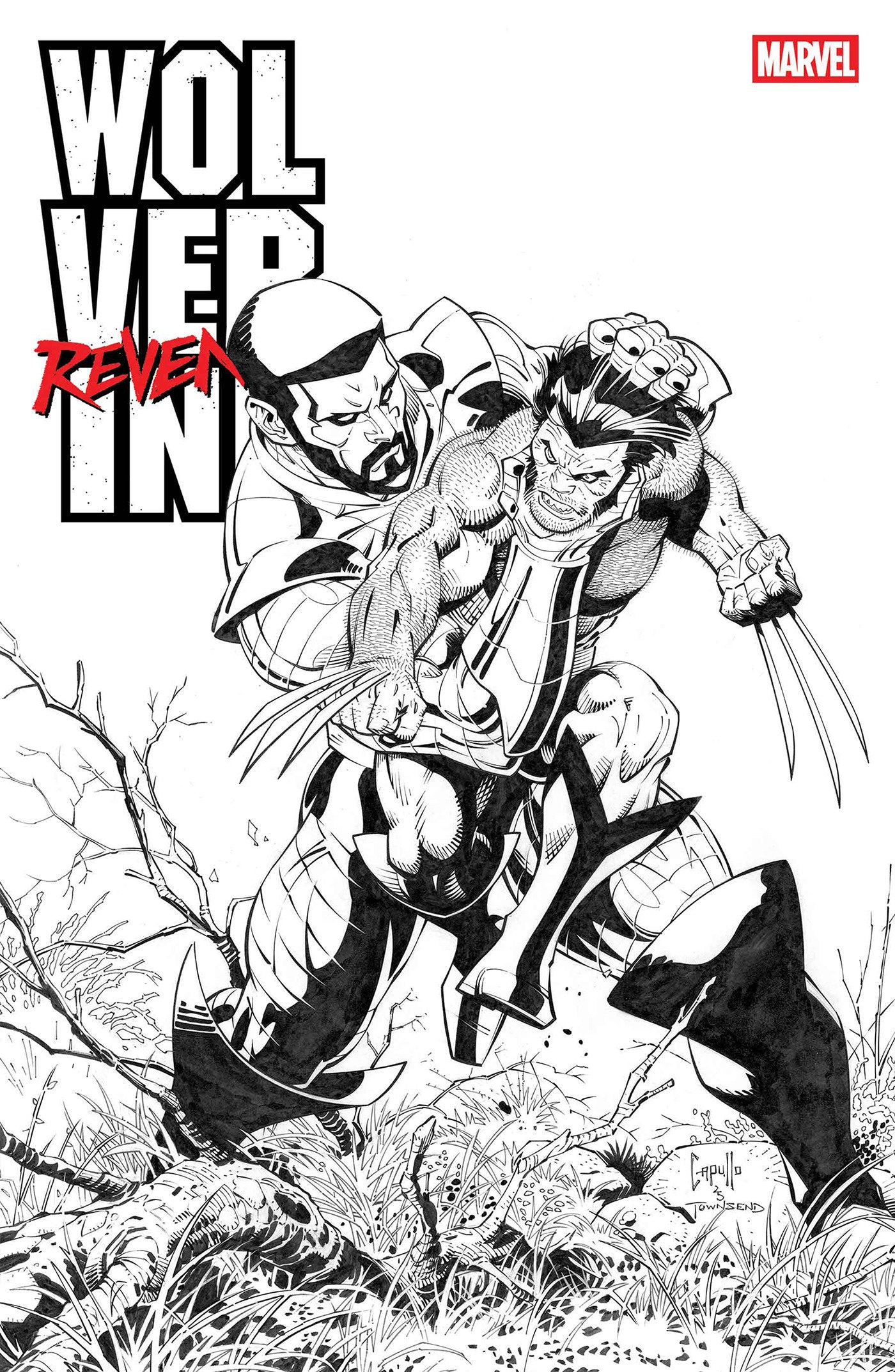 WOLVERINE: REVENGE - RED BAND: RAW - BLACK & WHITE EDITION #3 [POLYBAGGED] - 9/17/25 - Release Date:  9/17/25