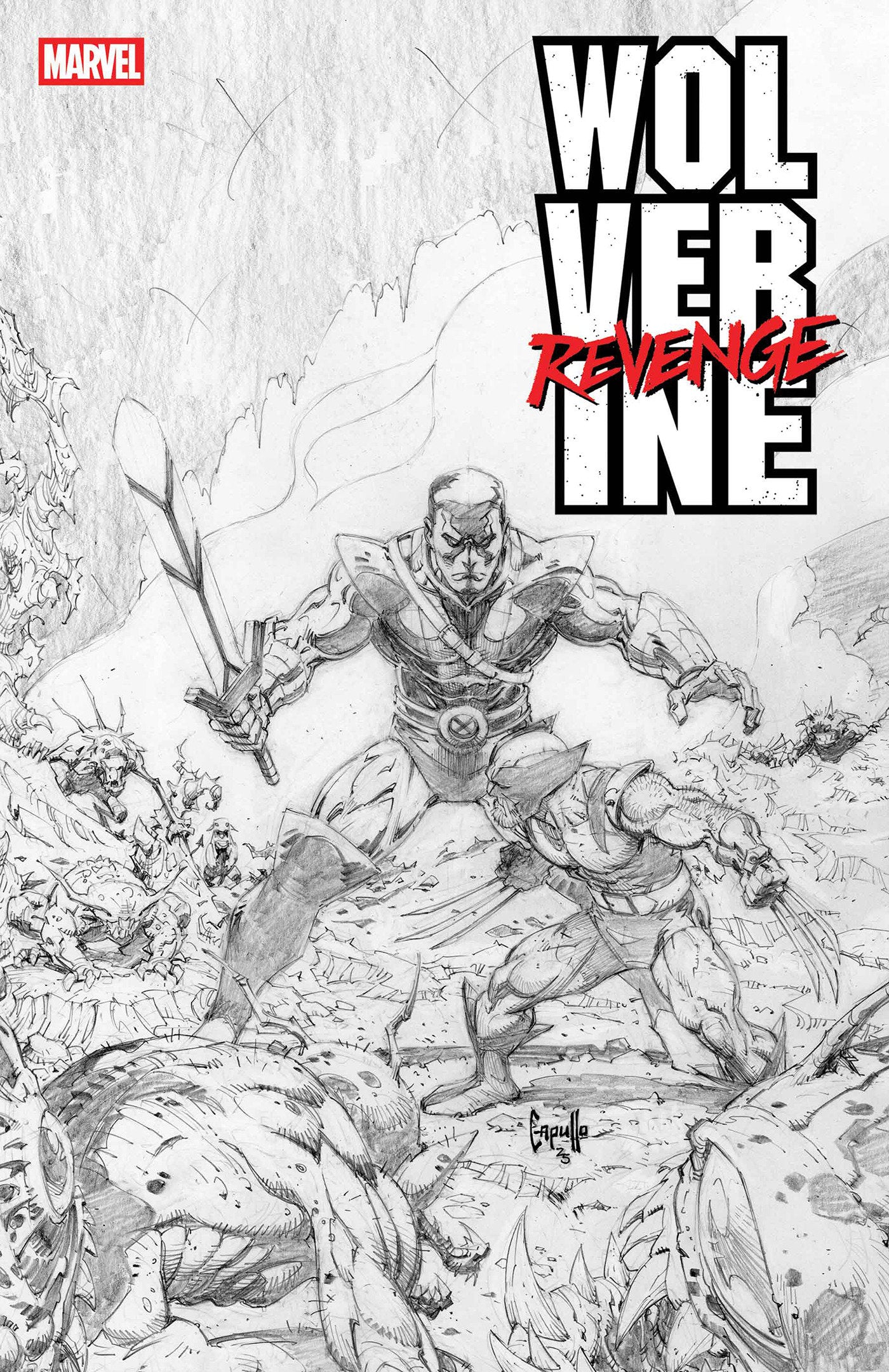 WOLVERINE: REVENGE - RED BAND: RAW - BLACK & WHITE EDITION #5 [POLYBAGGED] ISBN: 75960621342900511 - Release Date: 11/12/25