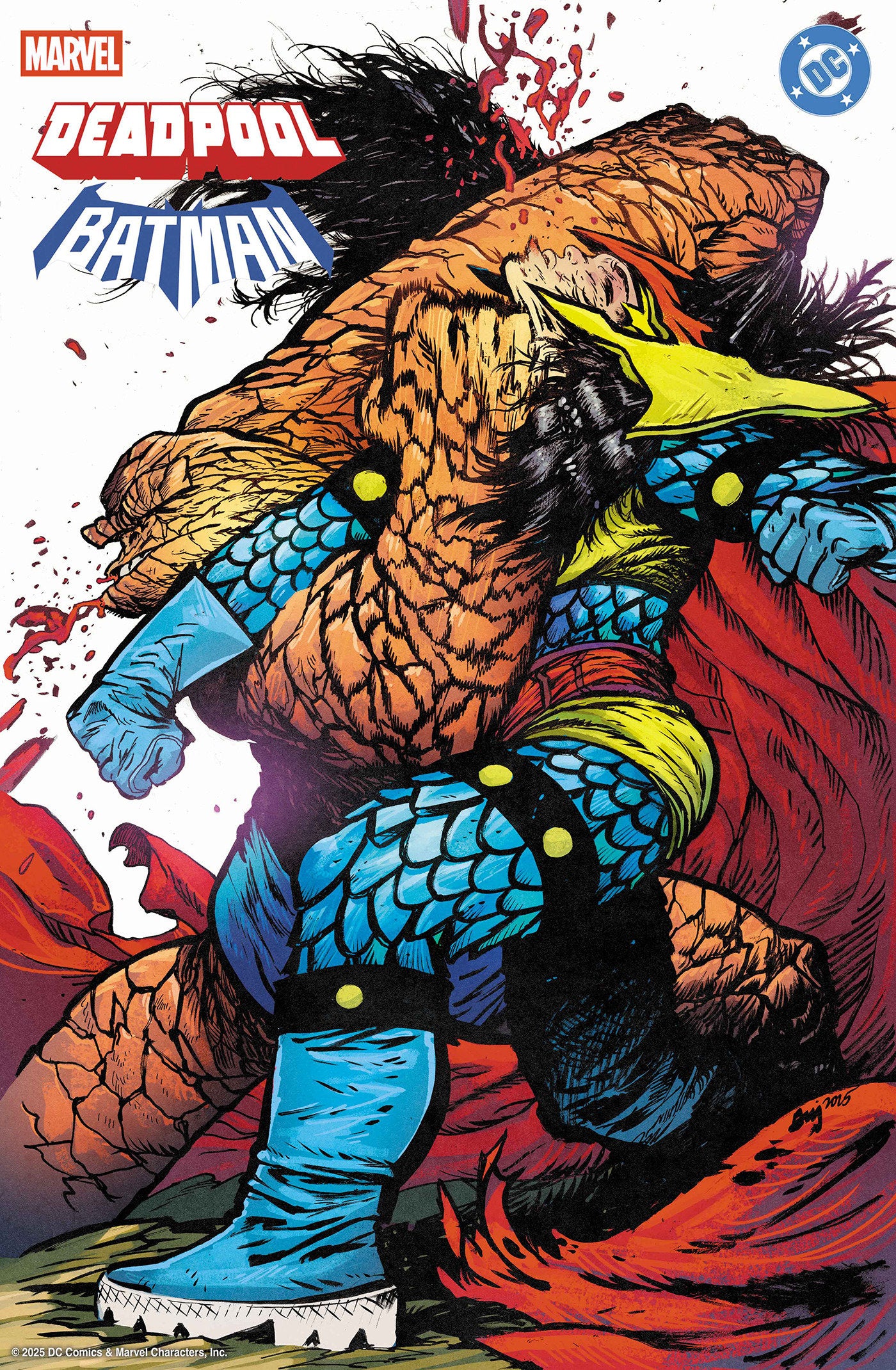 MARVEL/DC: DEADPOOL/BATMAN #1 DANIEL WARREN JOHNSON VARIANT - 9/17/25 - Release Date:  9/17/25