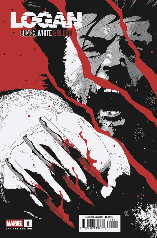 LOGAN: BLACK, WHITE & BLOOD #1 ANDREA SORRENTINO VARIANT ISBN: 75960621350400131 - Release Date: 1/14/26