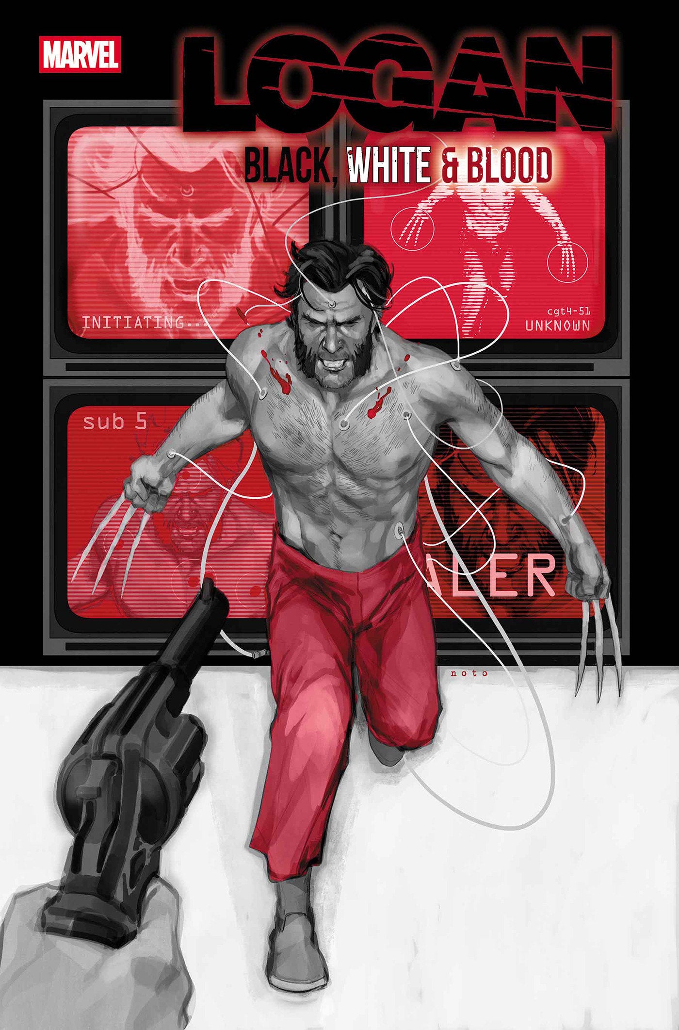 LOGAN: BLACK, WHITE & BLOOD #3 PHIL NOTO VARIANT ISBN: 75960621350400321 - FOC DATE: 02/09/2026  - Release Date: 03/11/2026