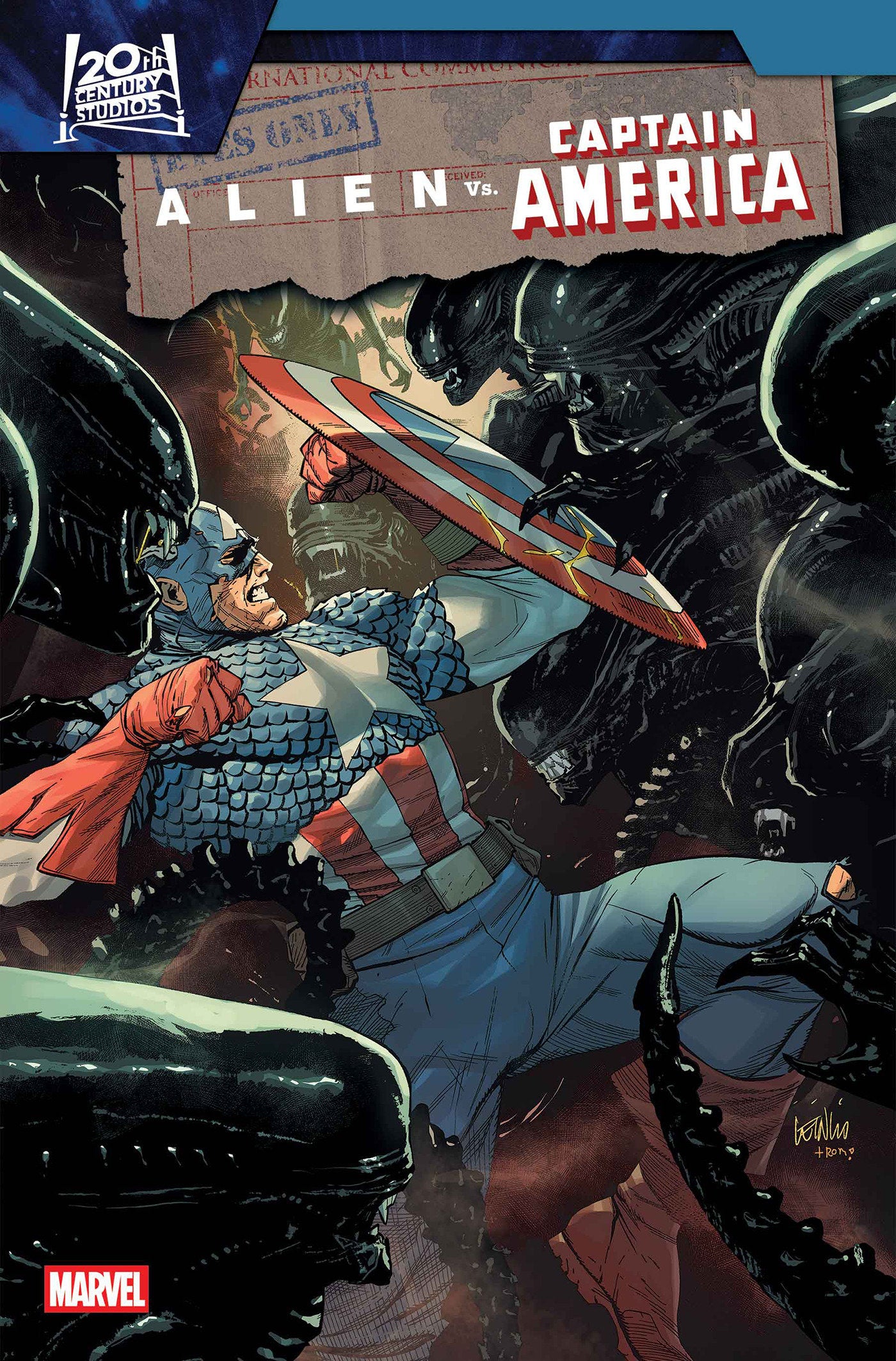 ALIEN VS. CAPTAIN AMERICA #1 ISBN: 75960621352800111 - Release Date: 11/5/25