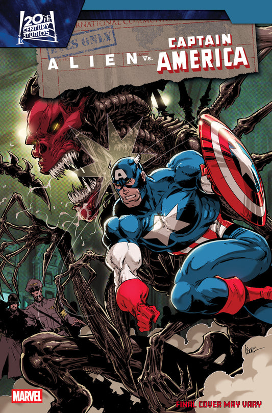 ALIEN VS. CAPTAIN AMERICA #4 KAARE ANDREWS VARIANT ISBN: 75960621352800431 - Release Date: 2/11/26