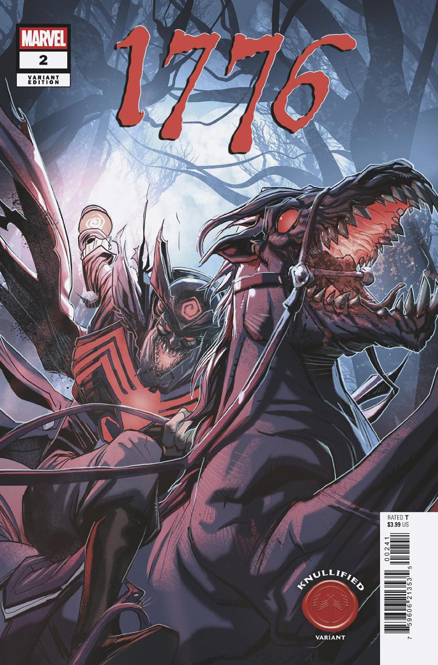 1776 #2 PETE WOODS KNULLIFIED VARIANT ISBN: 75960621353500241 - Release Date: 12/24/25