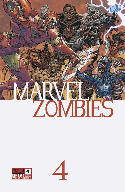 MARVEL ZOMBIES: RED BAND #4 SCOTT KOBLISH RETRO ZOMBIE VARIANT [POLYBAGGED] ISBN: 75960621360300421 - Release Date: 12/31/25