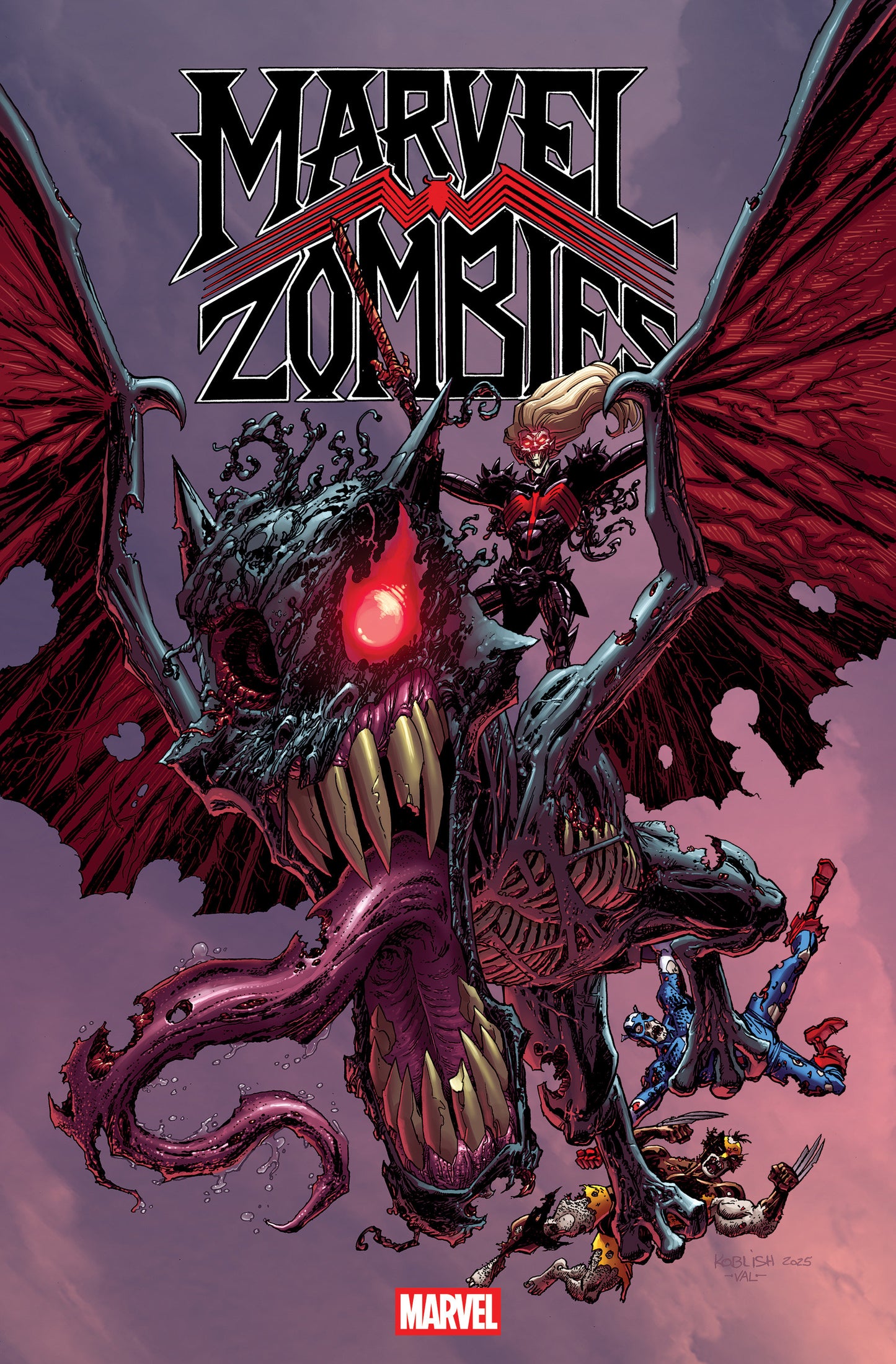 MARVEL ZOMBIES: RED BAND #5 SCOTT KOBLISH RETRO ZOMBIE VARIANT [POLYBAGGED] ISBN: 75960621360300521 - Release Date: 1/28/26