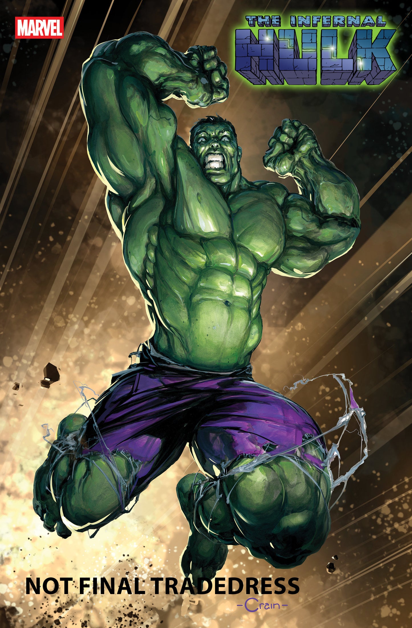 INFERNAL HULK #3 CLAYTON CRAIN VARIANT ISBN: 75960621361000321 - Release Date: 1/28/26