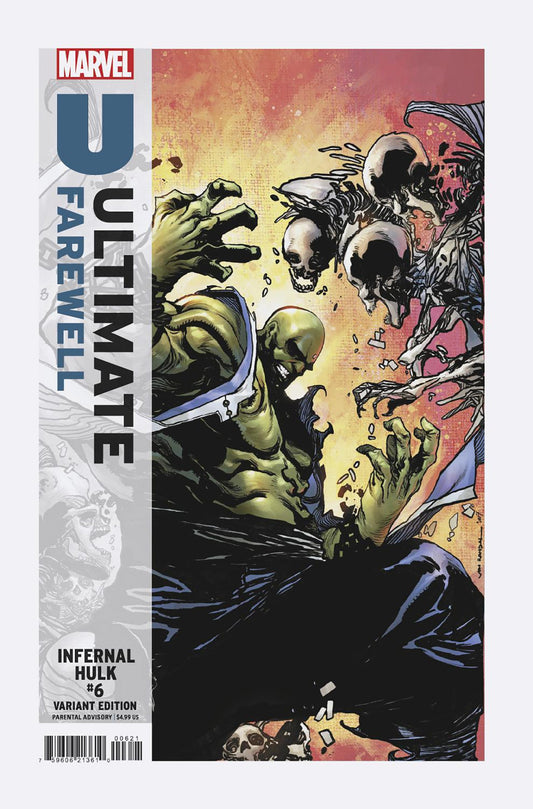 INFERNAL HULK #6 VON RANDAL ULTIMATE FAREWELL VARIANT ISBN: 75960621361000621 - FOC DATE: 3/22/26  - Release Date: 4/22/26
