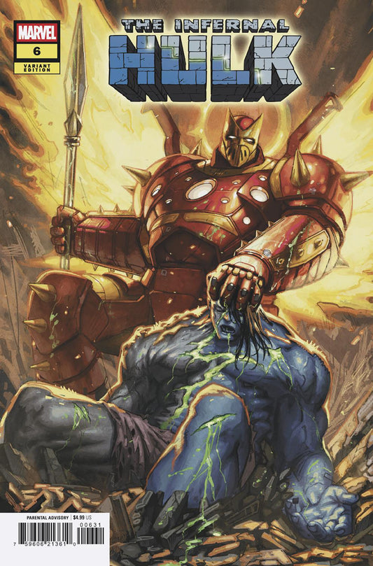 INFERNAL HULK #6 DAVIDE PARATORE VARIANT ISBN: 75960621361000631 - FOC DATE: 3/22/26  - Release Date: 4/22/26