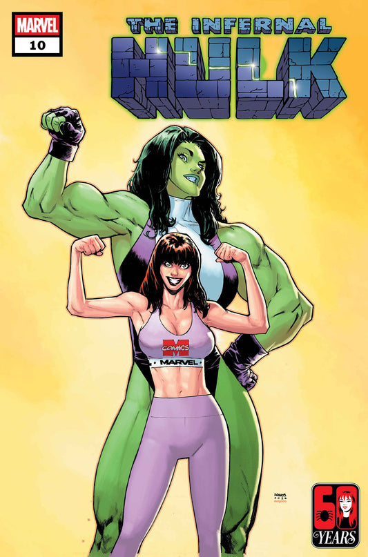 INFERNAL HULK #10 HUMBERTO RAMOS MARY JANE WATSON VARIANT ISBN: 75960621361001021 - FOC DATE: 7/12/26  - Release Date: 8/12/26