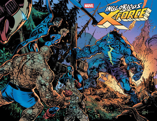 INFERNAL HULK #10 JONAS SCHARF WRAPAROUND BATTLE VARIANT ISBN: 75960621361001051 - FOC DATE: 7/12/26  - Release Date: 8/12/26