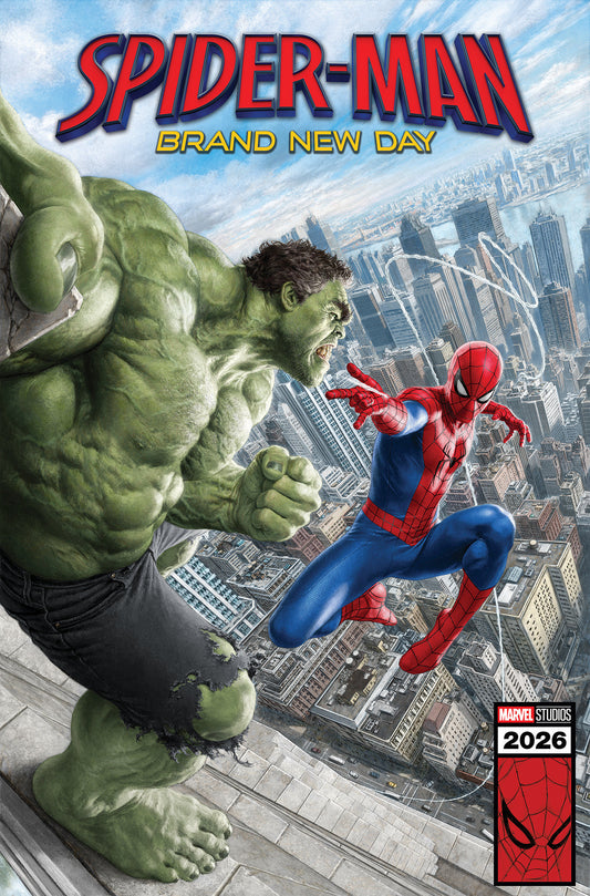 INFERNAL HULK #10 MAURO CASCIOLI SPIDER-MAN: BRAND NEW DAY MARVEL STUDIOS VARIANT ISBN: 75960621361001061 - FOC DATE: 7/12/26  - Release Date: 8/12/26
