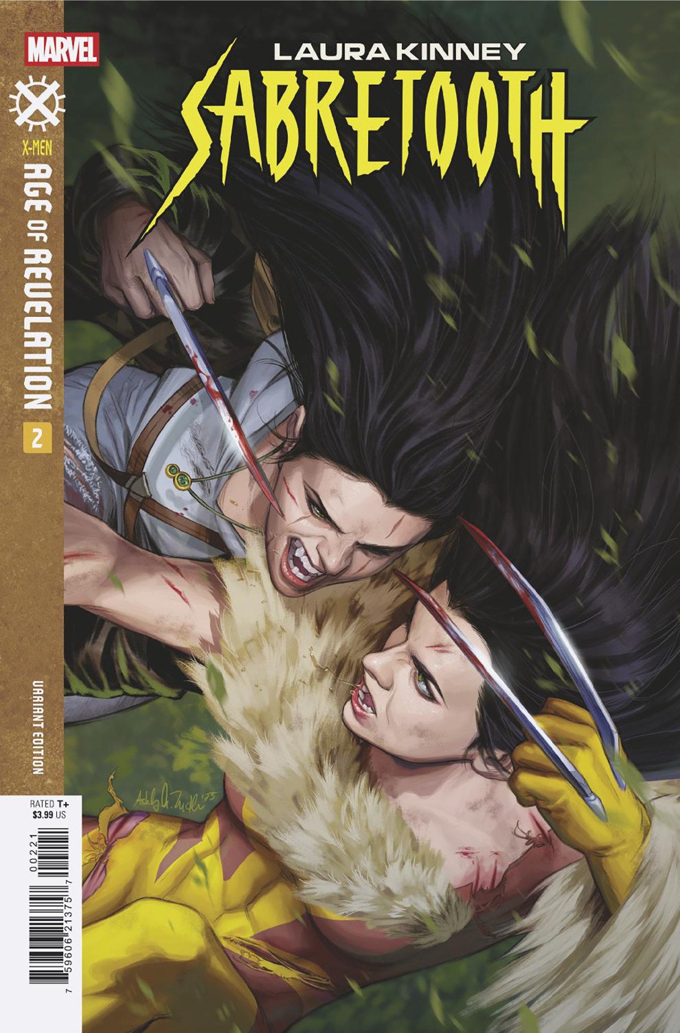 LAURA KINNEY: SABRETOOTH #2 ASHLEY WITTER VARIANT [AOR] ISBN: 75960621375700221 - Release Date: 11/5/25