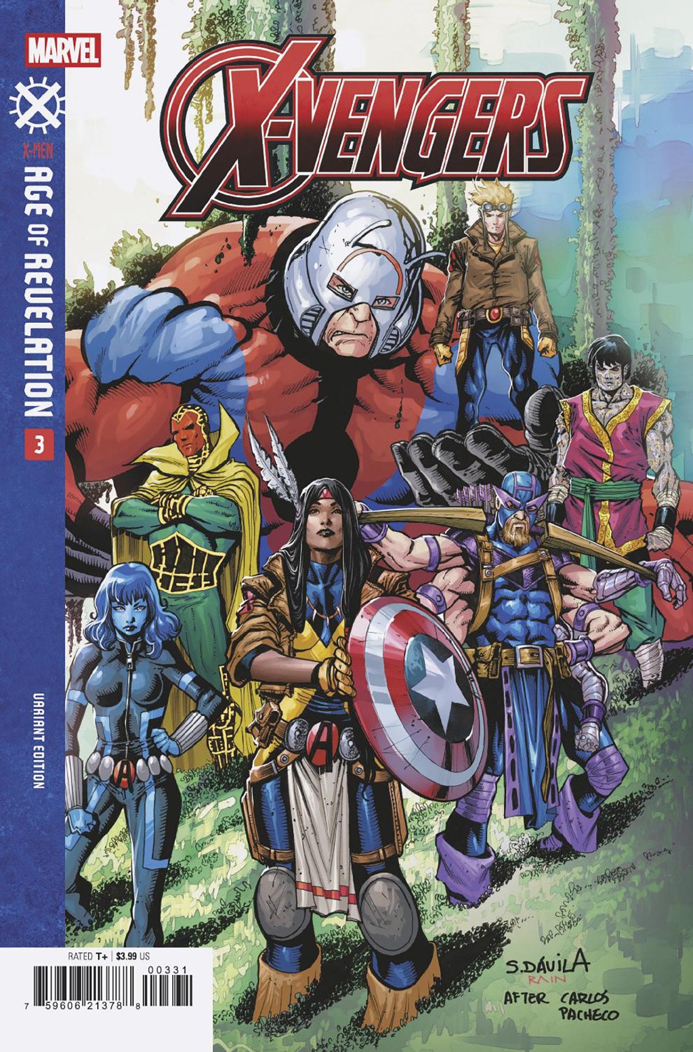 X-VENGERS #3 SERGIO DAVILA VARIANT [AOR] ISBN: 75960621378800331 - Release Date: 12/24/25