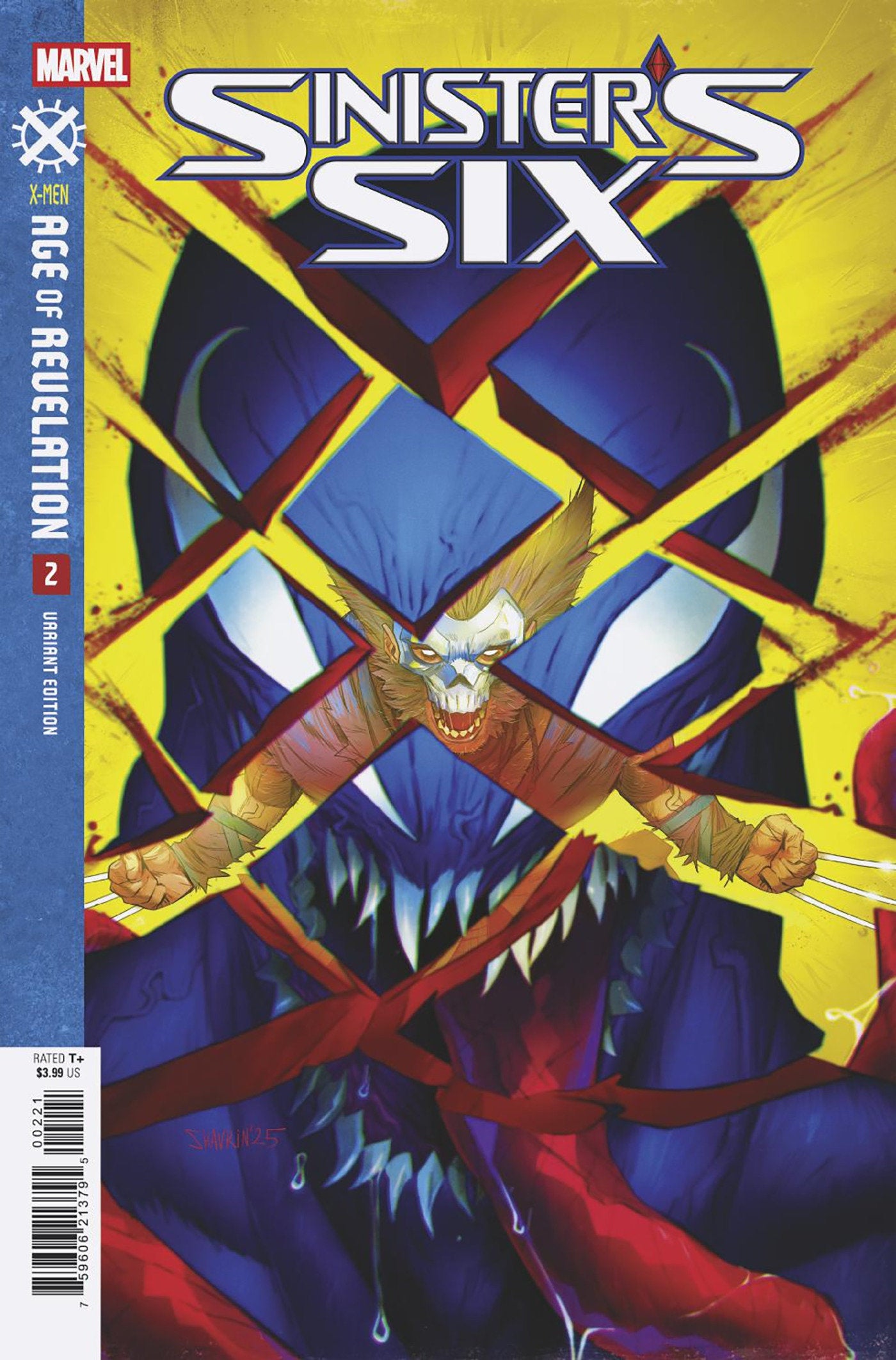 SINISTER'S SIX #2 IVAN SHAVRIN VARIANT [AOR] ISBN: 75960621379500221 - Release Date: 11/12/25