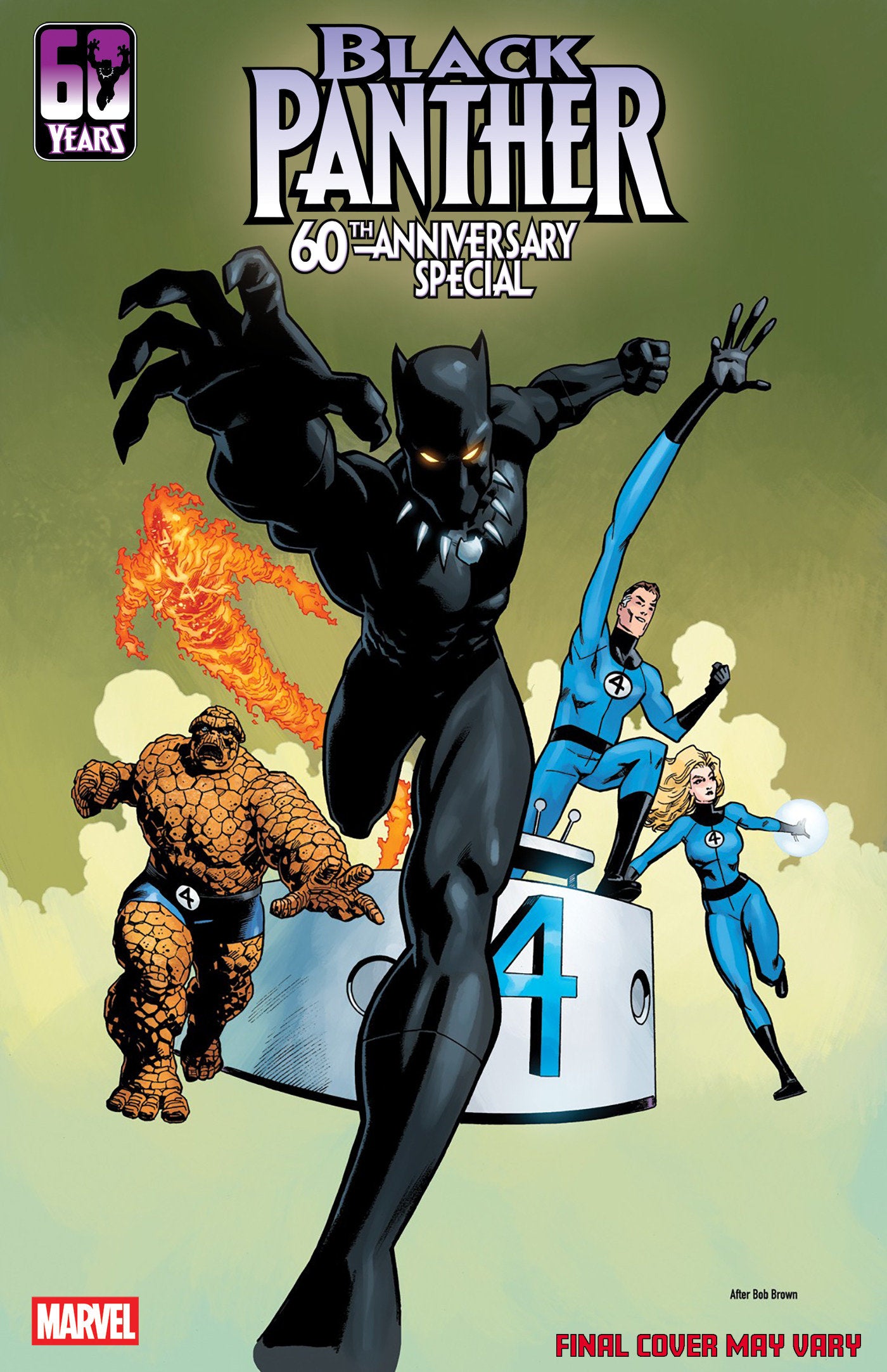 BLACK PANTHER 60TH ANNIVERSARY SPECIAL #1 MIKE HAWTHORNE 250TH HOMAGE VARIANT ISBN: 75960621387000121 - Release Date: 2/18/26
