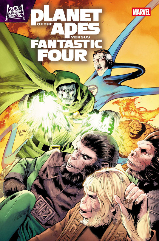 PLANET OF THE APES VS. FANTASTIC FOUR #4 ISBN: 75960621389400411 - FOC DATE: 4/26/26  - Release Date: 5/27/26
