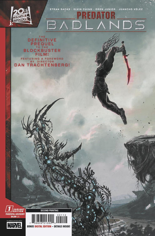 PREDATOR: BADLANDS #1 JUAN FERREYRA 2ND PRINTING VARIANT ISBN: 75960621390000112 - Release Date: 1/14/26