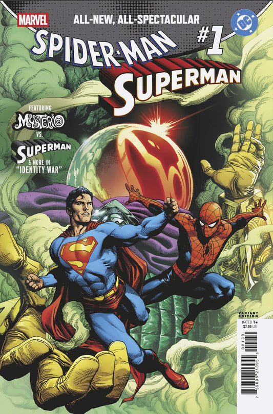 MARVEL/DC: SPIDER-MAN/SUPERMAN #1 GARY FRANK VARIANT ISBN: 75960621395500130 - FOC DATE: 3/8/26  - Release Date: 4/22/26
