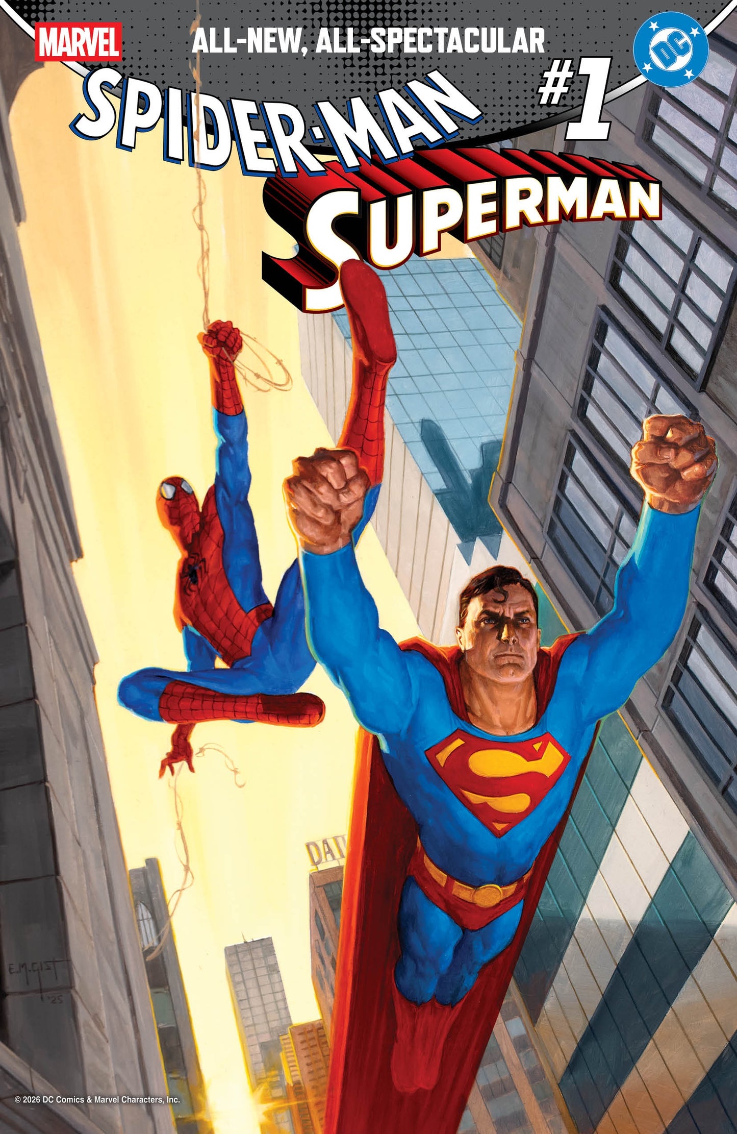 Spider-Man Superman #1 E.M. Gist 1:25 Incentive Variant  - CONDITION: NM - IN STOCK