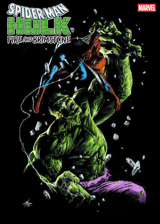 SPIDER-MAN/HULK: FIRE AND BRIMSTONE #3 GABRIELE DELL'OTTO VARIANT ISBN: 75960621436500321 - FOC DATE: 9/27/26  - Release Date: 10/28/26