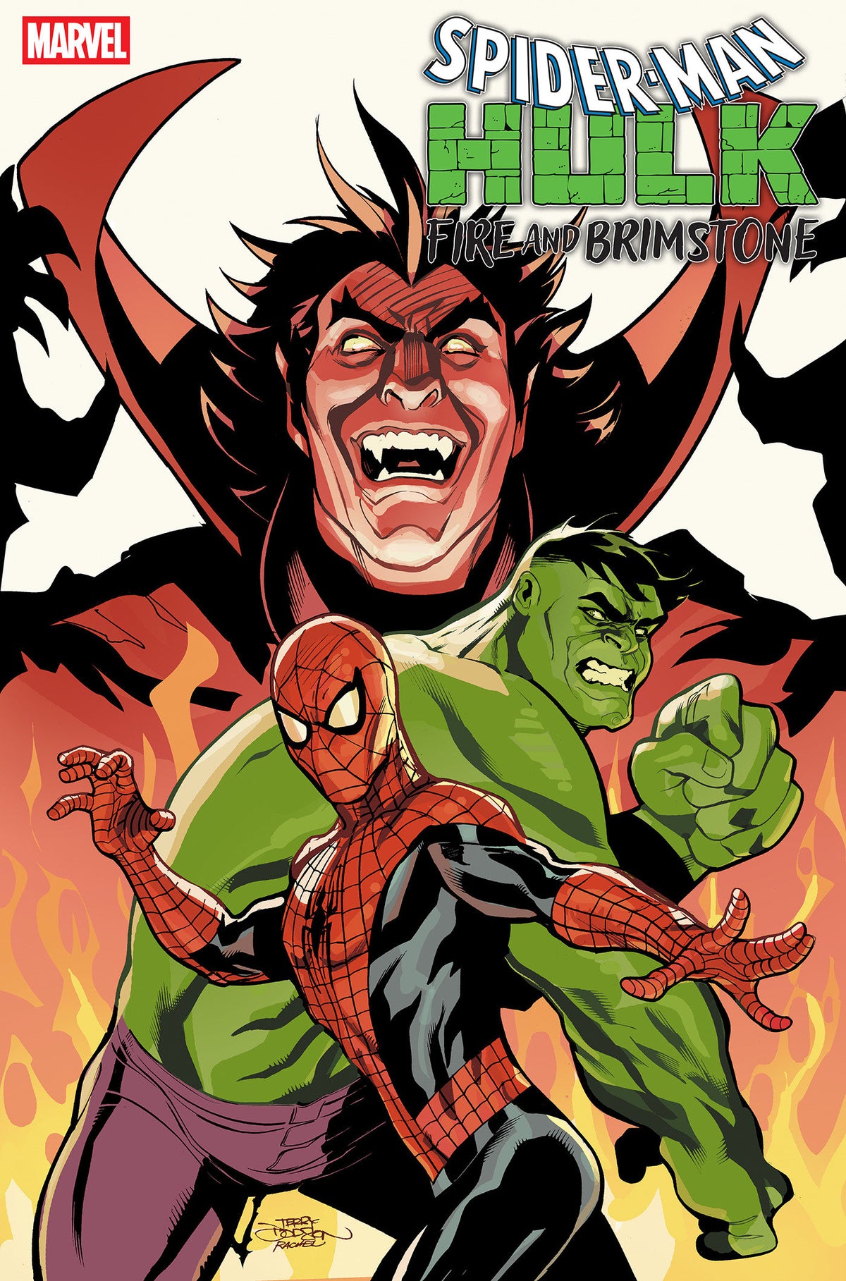 SPIDER-MAN/HULK: FIRE AND BRIMSTONE #3 TERRY DODSON VARIANT ISBN: 75960621436500331 - FOC DATE: 9/27/26  - Release Date: 10/28/26