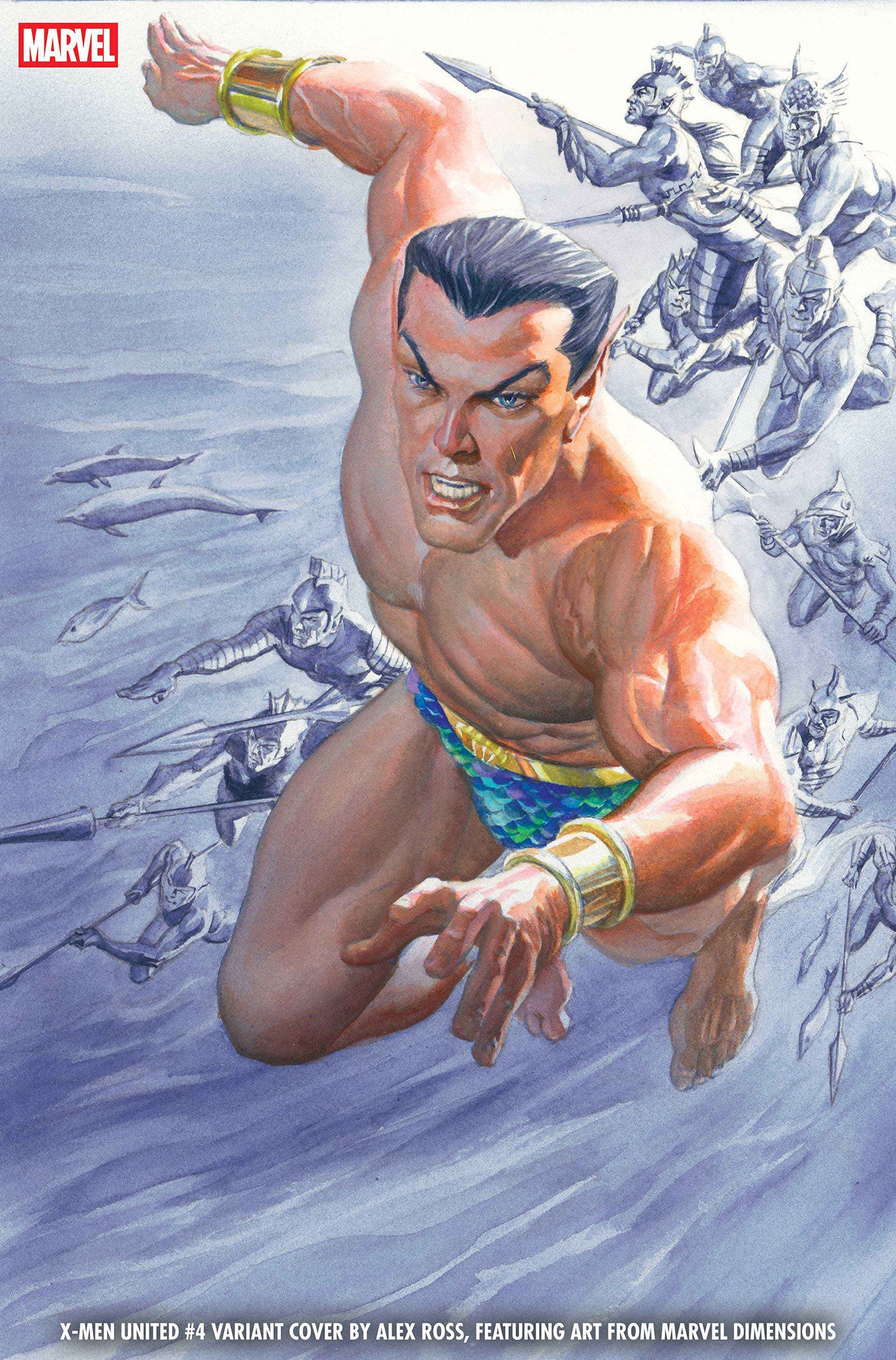 X-MEN UNITED #4 ALEX ROSS MARVEL DIMENSIONS VARIANT ISBN: 75960621443300461 - FOC DATE: 5/17/26  - Release Date: 6/17/26