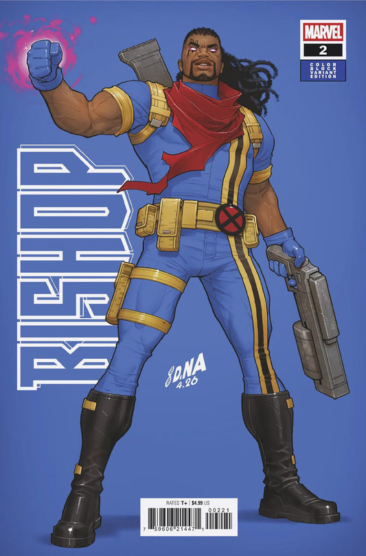 BISHOP #2 DAVID NAKAYAMA COLOR BLOCK BLUE VARIANT ISBN: 75960621447100221 - FOC DATE: 6/28/26  - Release Date: 7/29/26