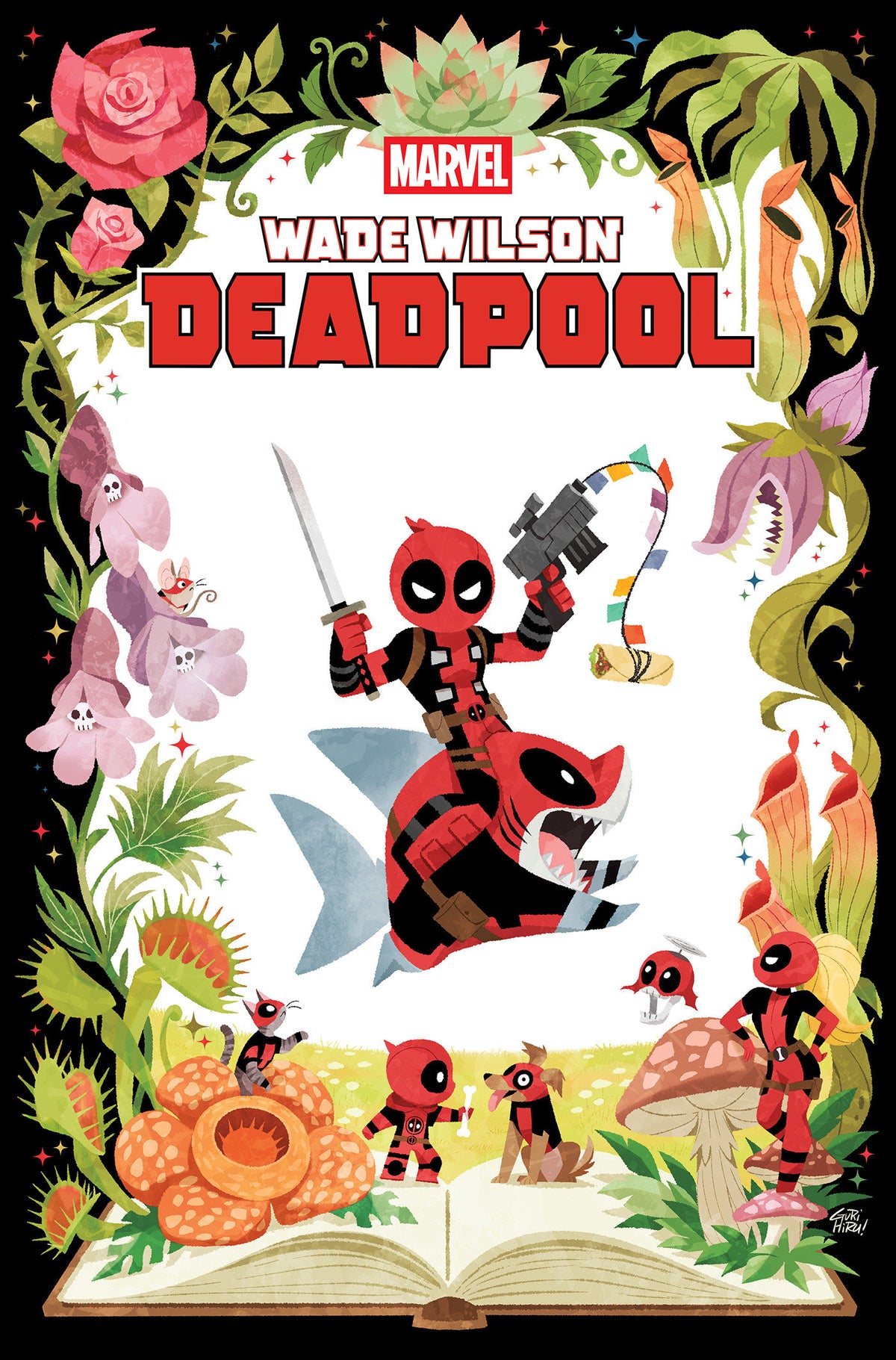 WADE WILSON: DEADPOOL #9 GURIHIRU ART STYLE VARIANT [BG] ISBN: 75960621448800931 - FOC DATE: 9/13/26  - Release Date: 10/14/26