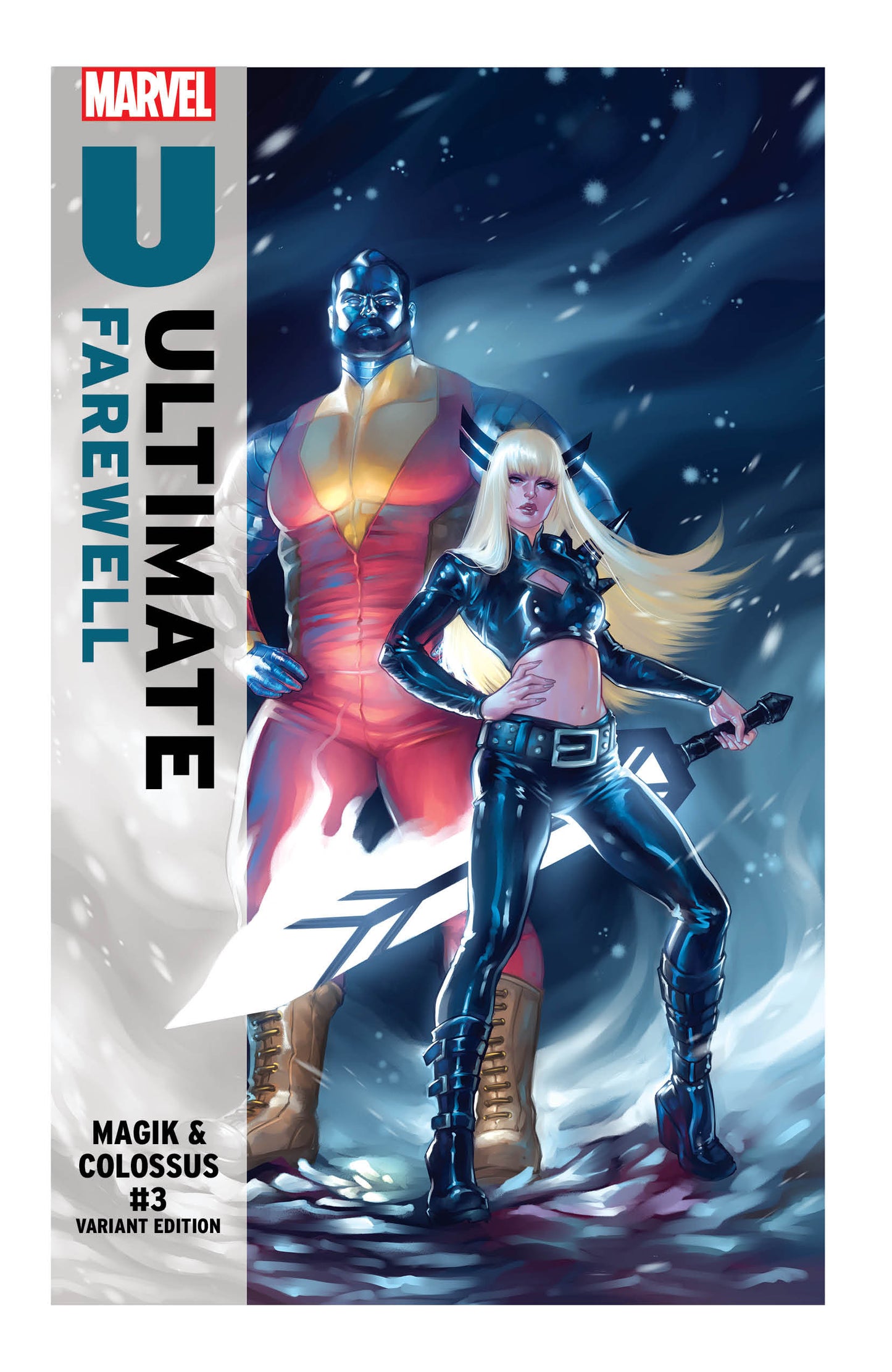 MAGIK & COLOSSUS #3 MEGHAN HETRICK ULTIMATE FAREWELL VARIANT ISBN: 75960621452500331 - FOC DATE: 3/15/26  - Release Date: 4/15/26