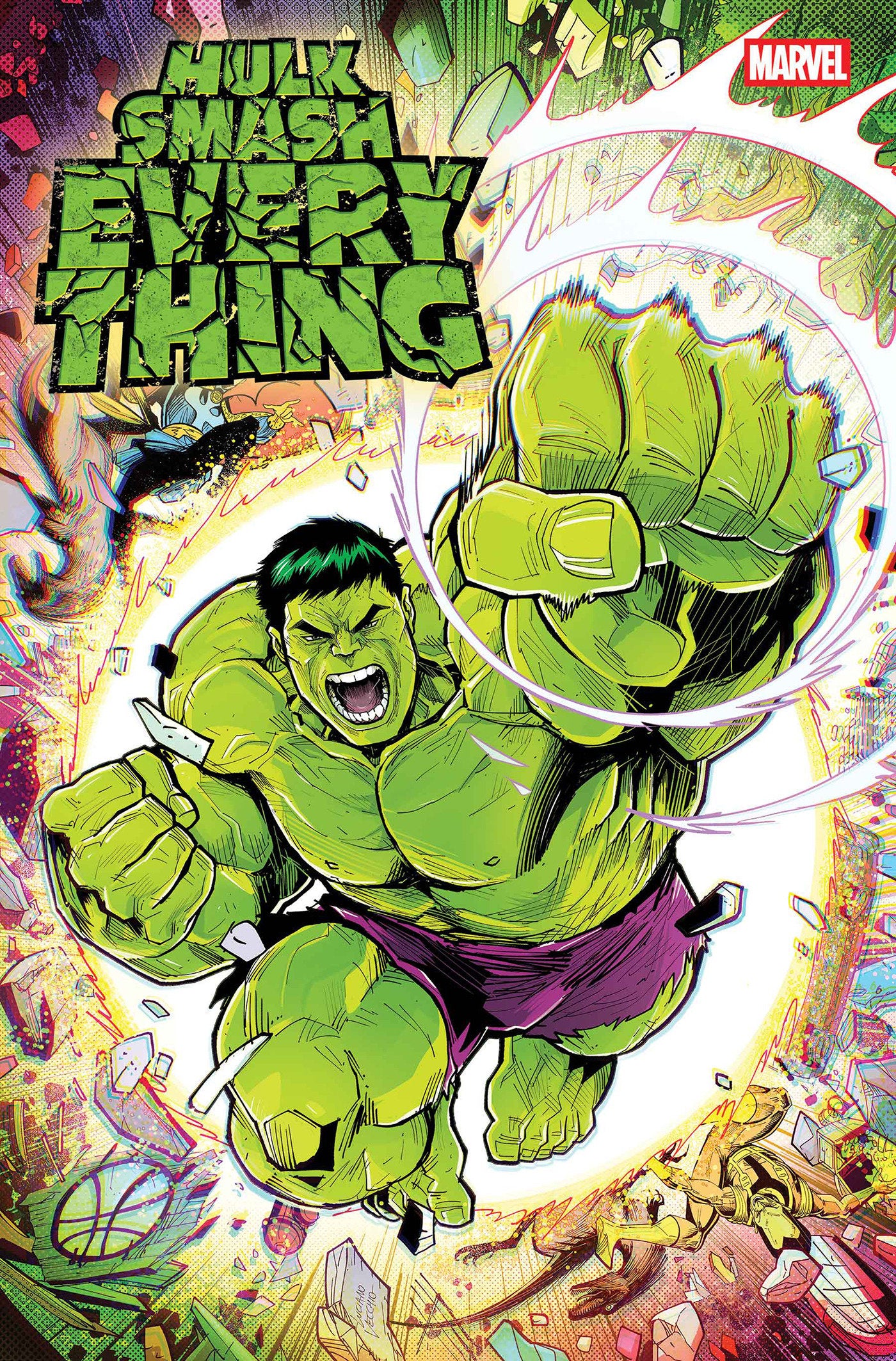 HULK: SMASH EVERYTHING #1 LUCIANO VECCHIO VARIANT ISBN: 75960621455600151 - Release Date: 12/3/25
