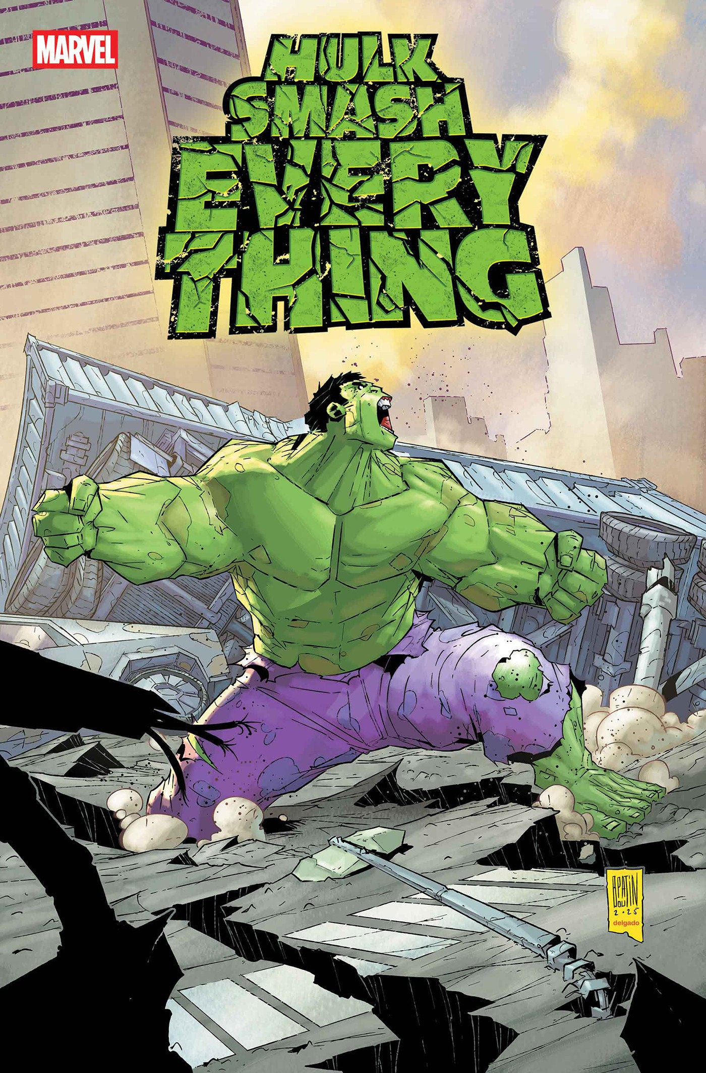 HULK: SMASH EVERYTHING #3 PATRICK BOUTIN VARIANT ISBN: 75960621455600321 - Release Date: 2/25/26