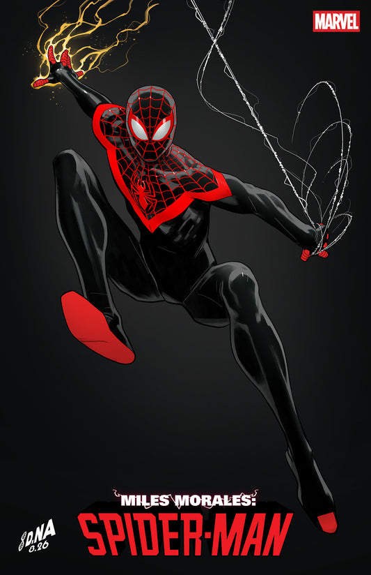 MILES MORALES: SPIDER-MAN #5 DAVID NAKAYAMA COLOR BLOCK BLACK VARIANT ISBN: 75960621462400521 - FOC DATE: 11/15/26  - Release Date: 12/23/26