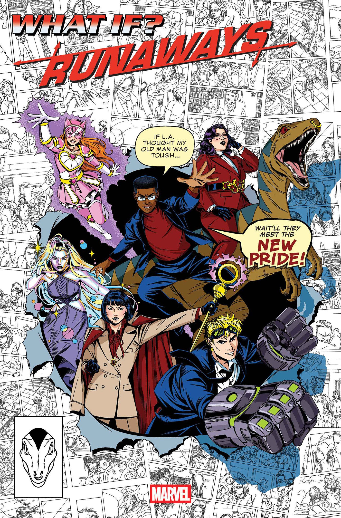 WHAT IF...? RUNAWAYS #1 BETSY COLA HOMAGE VARIANT ISBN: 75960621470900121 - FOC DATE: 7/19/26  - Release Date: 8/19/26