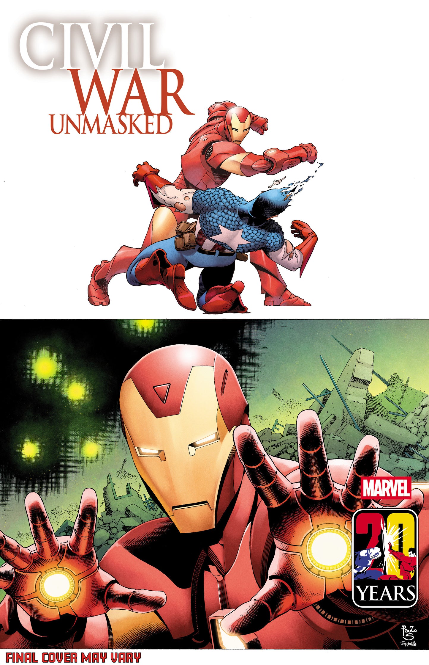 CIVIL WAR: UNMASKED #1 ROSE BESCH VARIANT ISBN: 75960621471600141 - FOC DATE: 3/22/26  - Release Date: 5/6/26