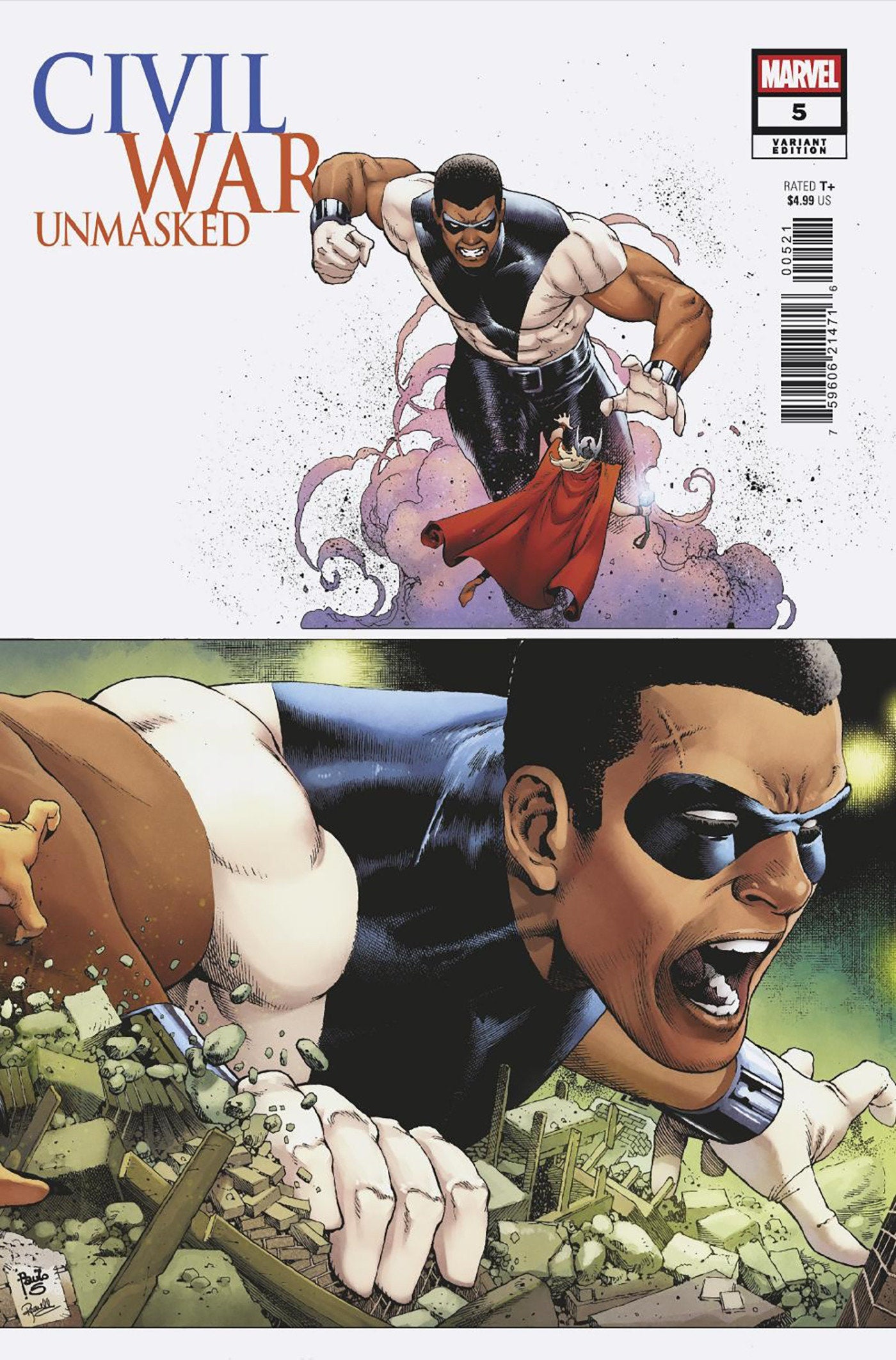 CIVIL WAR: UNMASKED #5 PAULO SIQUEIRA 5-PART CONNECTING VARIANT ISBN: 75960621471600521 - FOC DATE: 8/16/26  - Release Date: 9/16/26