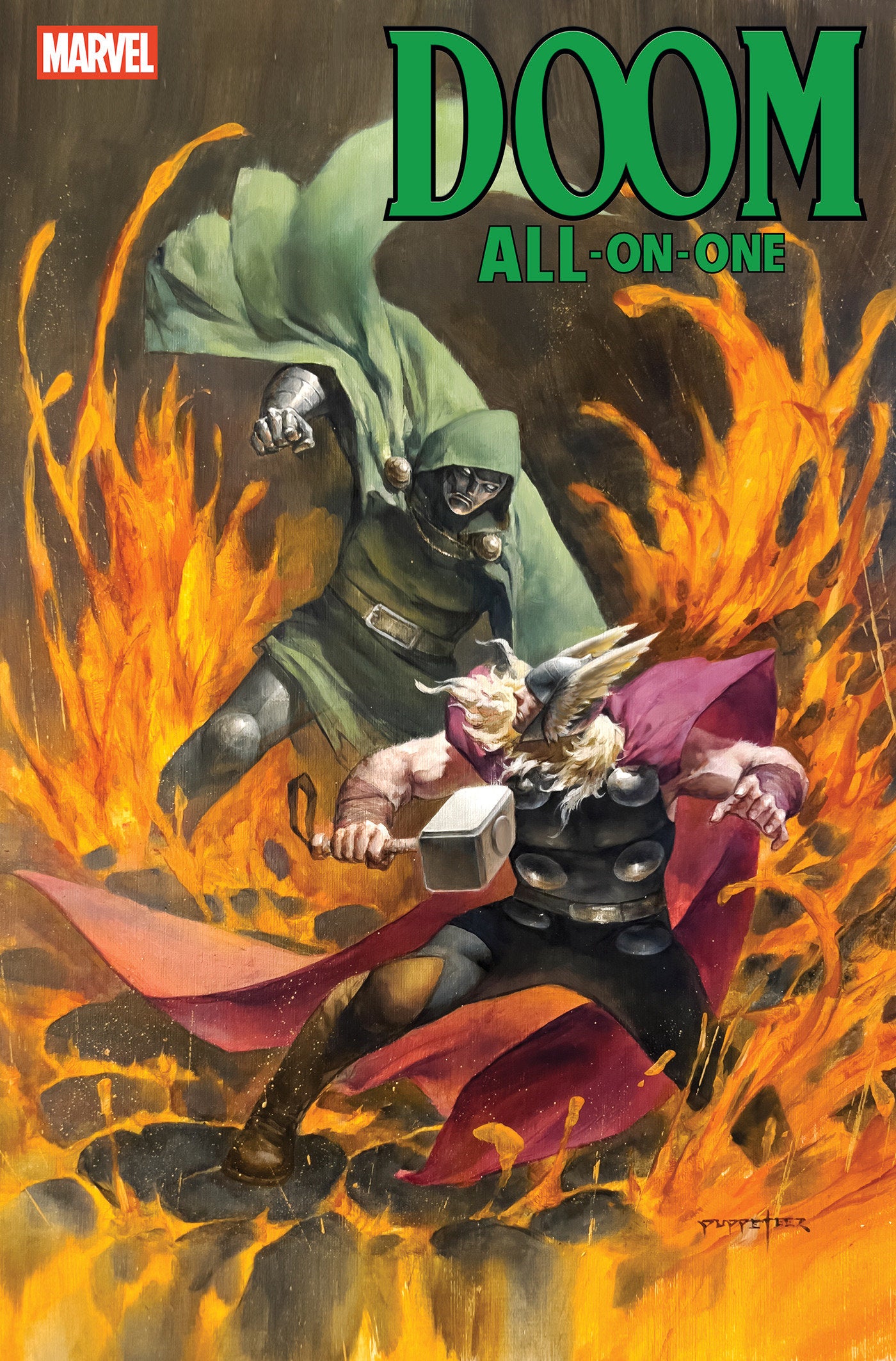 DOOM ALL-ON-ONE #1 PUPPETEER LEE FOIL VARIANT ISBN: 75960621472300131 - FOC DATE: 8/30/26  - Release Date: 10/14/26