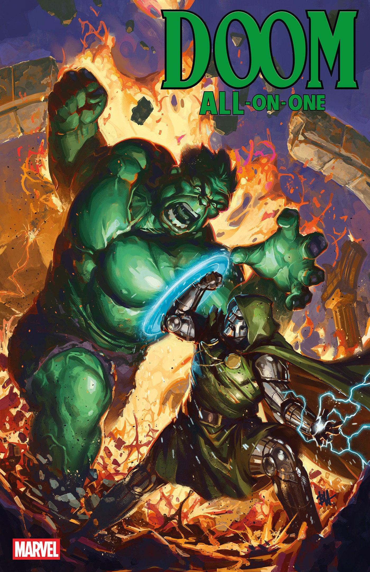 DOOM ALL-ON-ONE #1  BEN HARVEY VARIANT ISBN: 75960621472300161 - FOC DATE: 8/30/26  - Release Date: 10/14/26