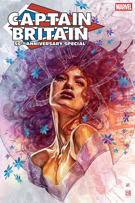 CAPTAIN BRITAIN 50TH ANNIVERSARY SPECIAL #1 DAVID MACK VARIANT ISBN: 75960621473000121 - FOC DATE: 9/13/26  - Release Date: 10/14/26